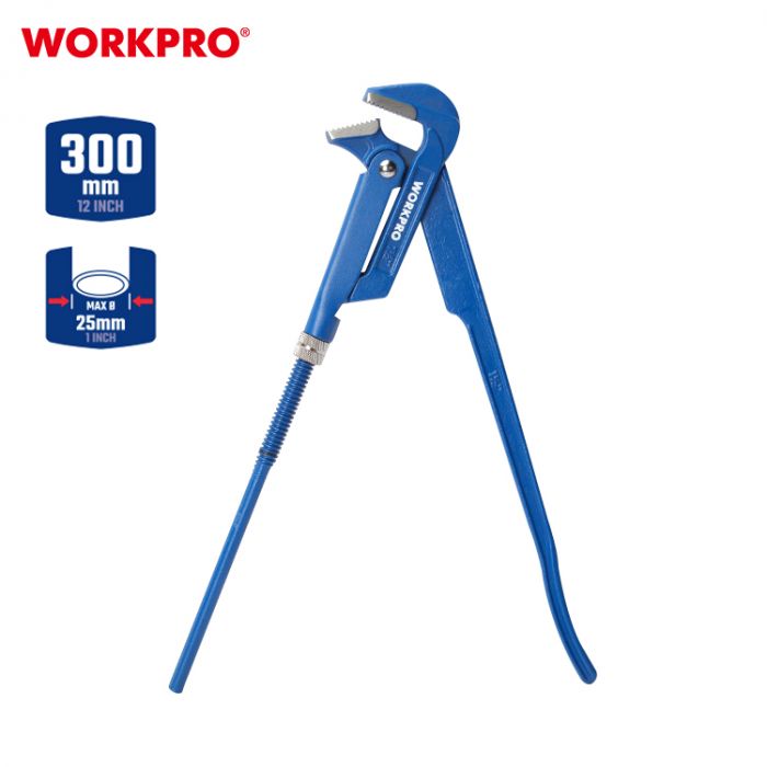 Ключ трубный 400мм прямые губки WORKPRO