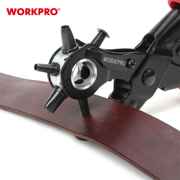 Дырокол для кожи с рычагом WORKPRO
