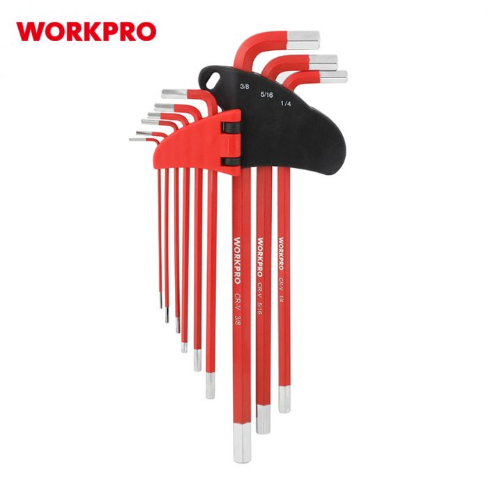 Набор шестигранных ключей 9шт WORKPRO, WP222017