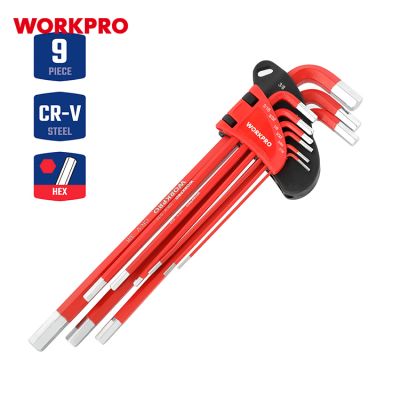 Набор шестигранных ключей 9шт WORKPRO, WP222017
