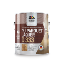 Лак PU PARQUET LAQUER D333 паркетный глянцевый, 750 мл, Dufa Premium