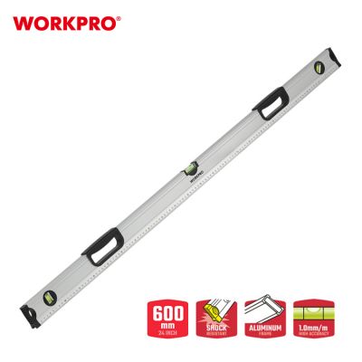 Уровень алюминиевый 600мм WORKPRO, WP262003