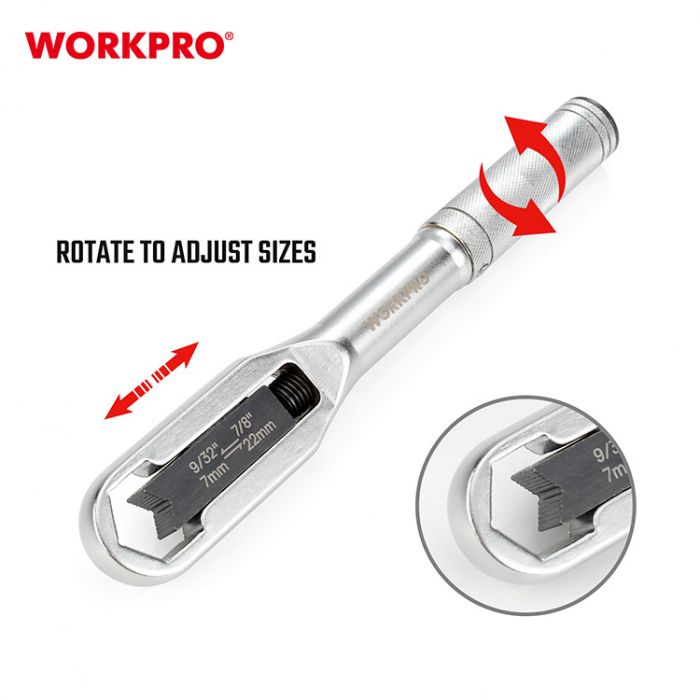Ключ универсальный 7-22мм WORKPRO, WP272015
