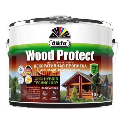 &quot;Dufa&quot; Пропитка WOOD PROTECT для защиты древесины; сосна  2,5л (2)