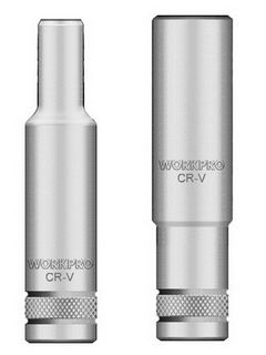 Торцевая головка глубокая 1/4", 6 мм, 6PT, WORKPRO, WP274014