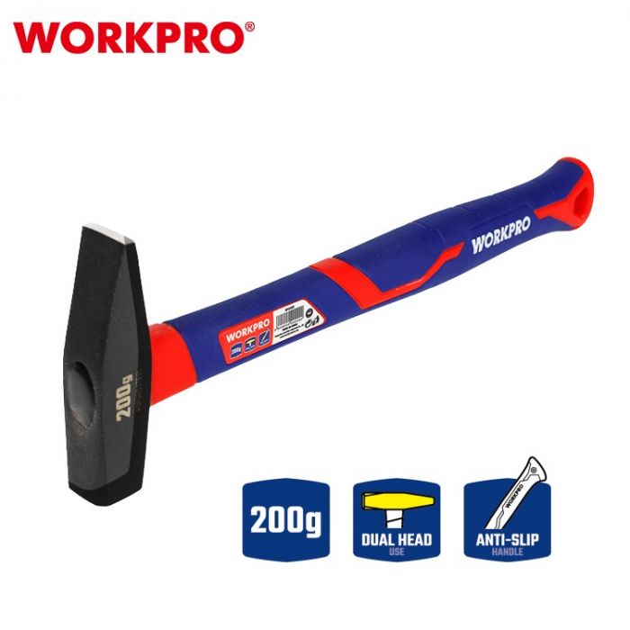 Молоток слесарный квадратный боек 200г WORKPRO