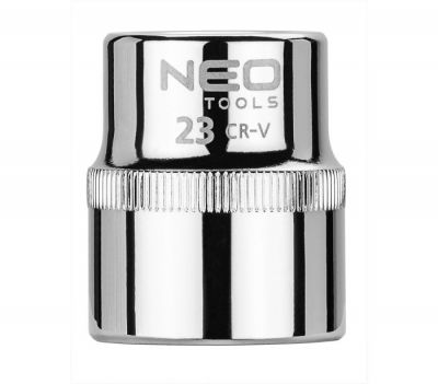 Головка сменная 6-гранная 1/2" 23мм, NEO