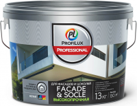 ВД краска FACADE & SOCLE акpиловая для фасадов и цоколей Profilux Professional