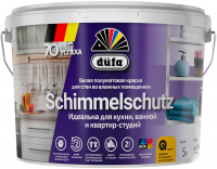 Краска для кухонь и ванных комнат SCHIMMELCHUTZ, 10 л, Dufa