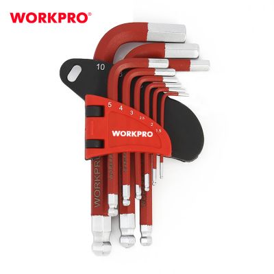Набор шестигранных ключей 9 шт WORKPRO, WP222012