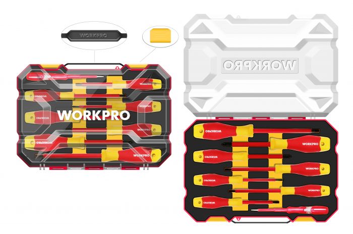 Набор отверток 8 шт. WORKPRO, WP204700