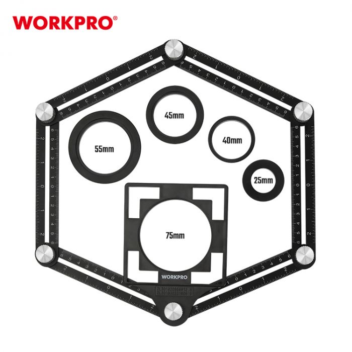 Линейка измерительная многоугловая WORKPRO