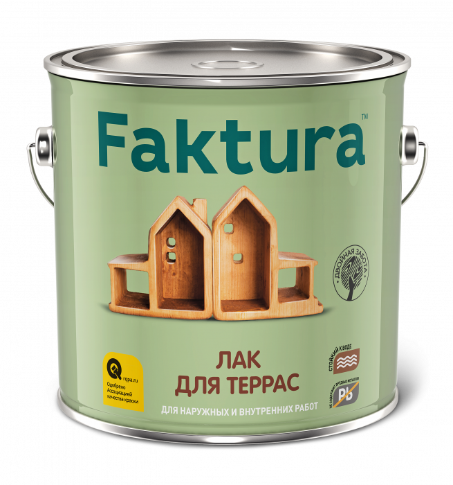 Лак FAKTURA для террас, банка 0,7 л