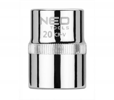 Головка сменная 6-гранная 1/2" 20мм, NEO