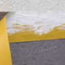 Лента ПВХ рифленная 50мм х 33м желтая, Color Expert