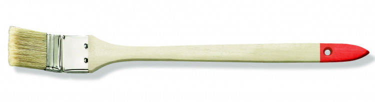Кисть угловая, толщ. 1,5, светлая щетина, деревянная ручка (25-65 мм) Color Expert