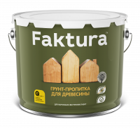 Грунт-пропитка FAKTURA для древесины, ведро 2,5 л