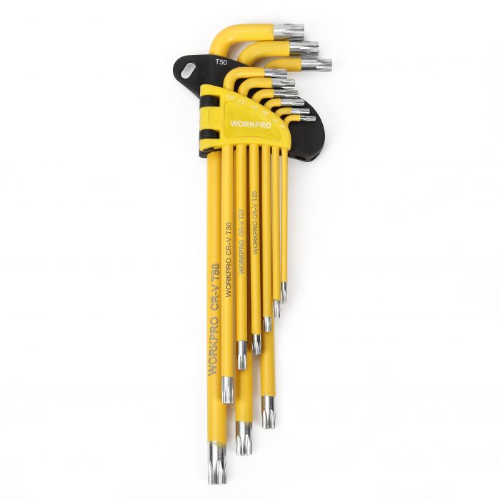 Набор ключей TORX 9шт длинные WORKPRO