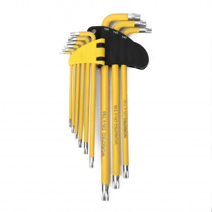 Набор ключей TORX 9шт длинные WORKPRO