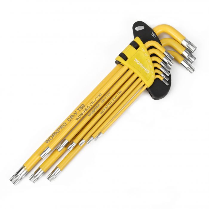 Набор ключей TORX 9шт длинные WORKPRO