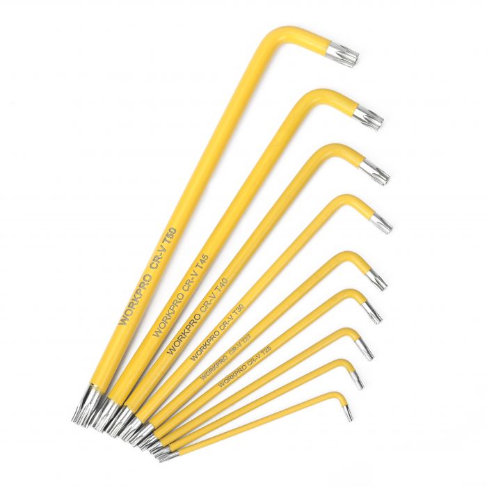 Набор ключей TORX 9шт длинные WORKPRO