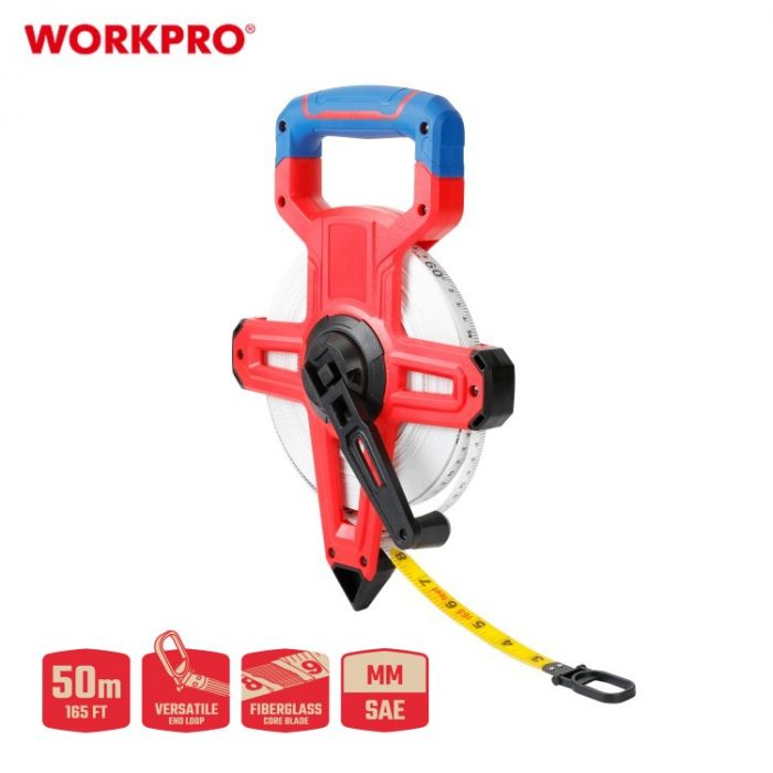 Мерная лента геодезическая 50м WORKPRO