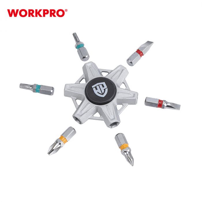 Отвертка спинер 6-В-1 WORKPRO