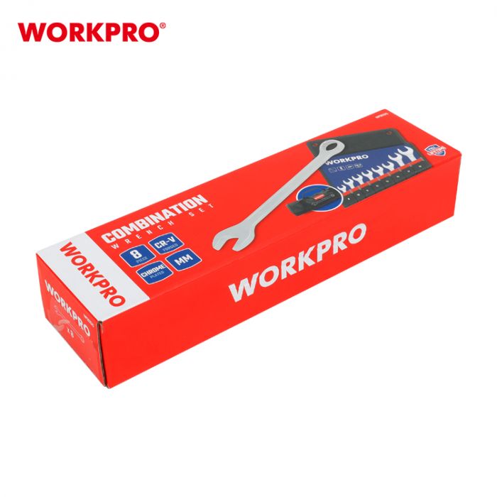 Набор комбинированных гаечных ключей 8шт WORKPRO