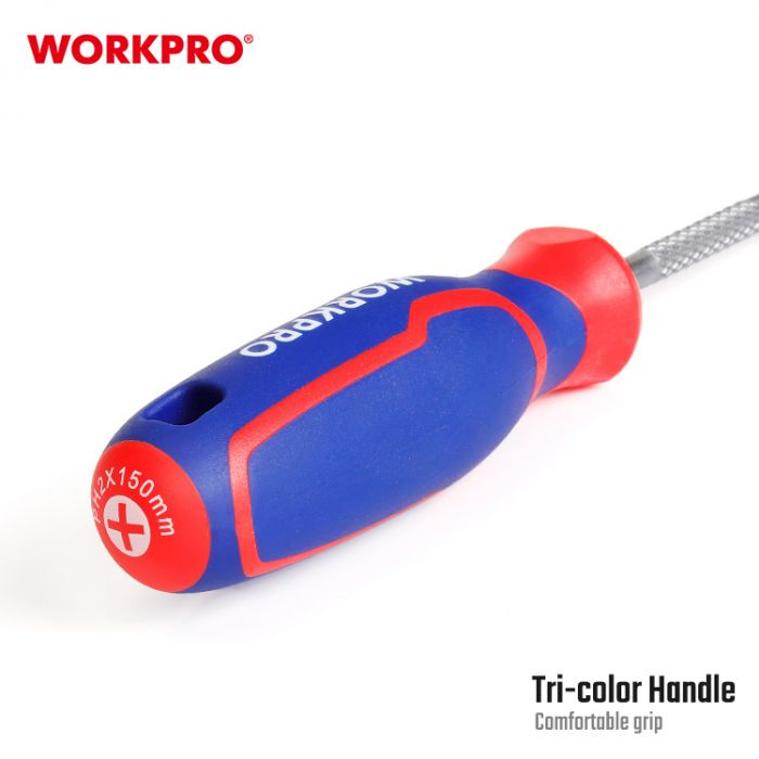 Отвертка Phillips CR-V PH2x150мм WORKPRO
