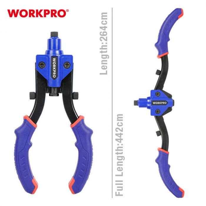 Заклепочник двуручный 250мм WORKPRO