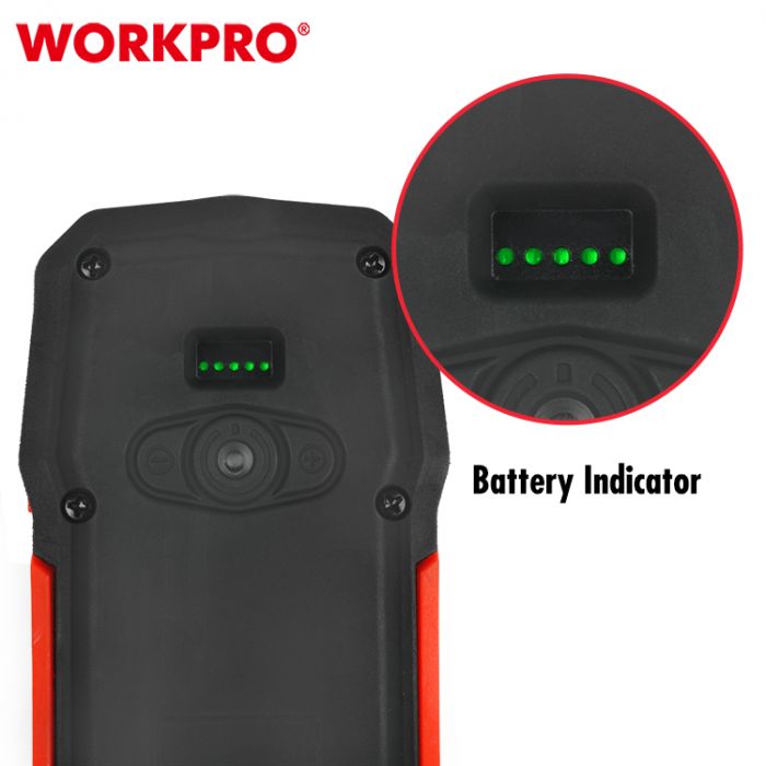 Фонарь рабочий перезаряжаемый 1200LM WORKPRO, WP352002