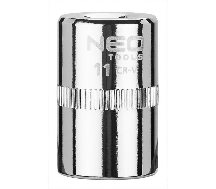 Головка сменная 6-гранная короткая 1/4" 11мм, NEO