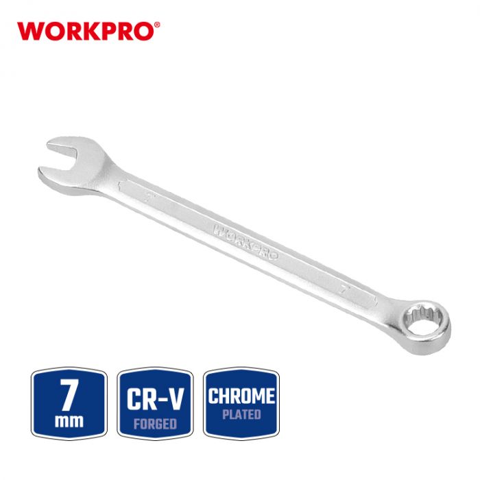Ключ комбинированный 7мм CR-V WORKPRO