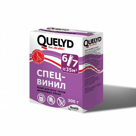 Клей обойный "СПЕЦ-ВИНИЛ" 300 гр, QUELYD