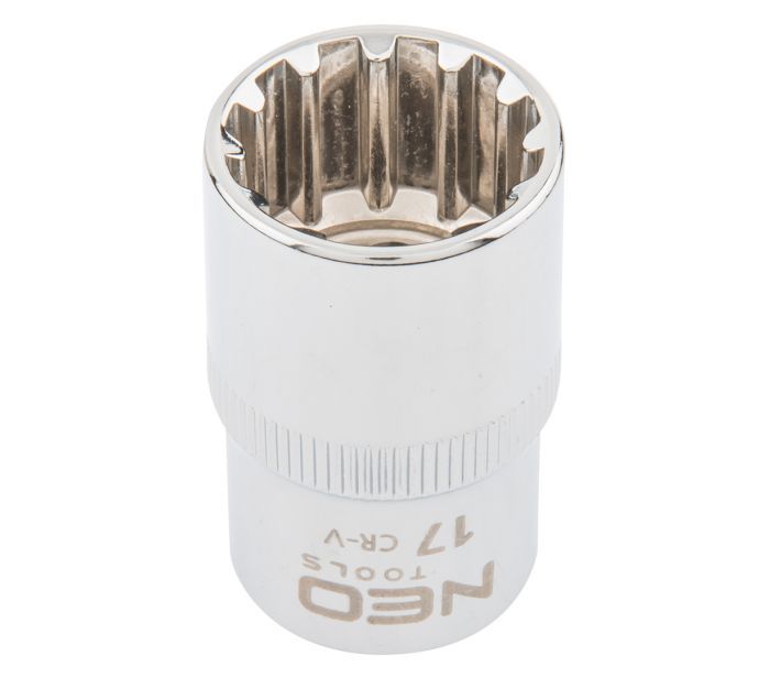 Головка сменная Spline 1/2" 17мм, NEO