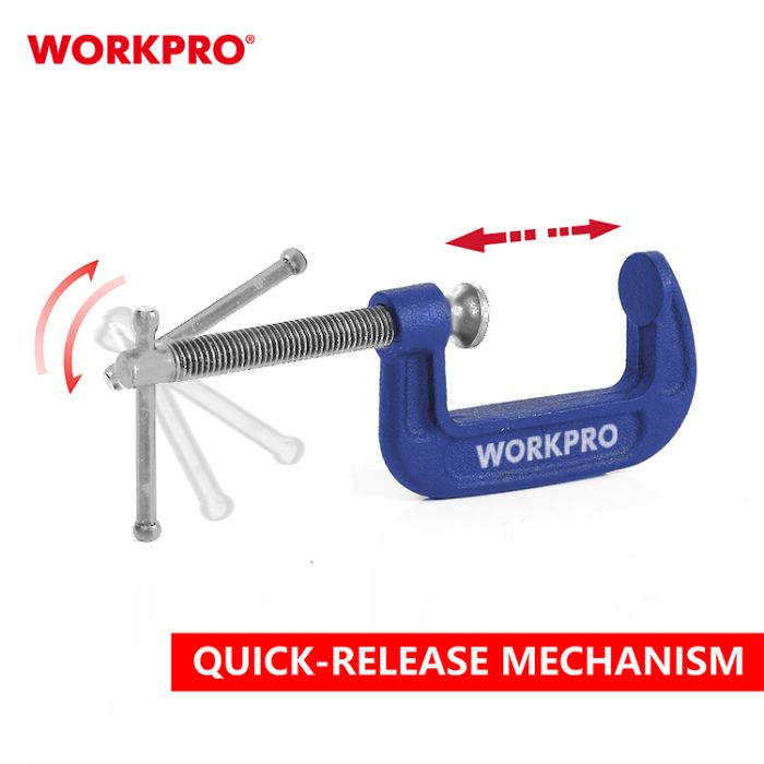 Зажим C-образный 50мм WORKPRO