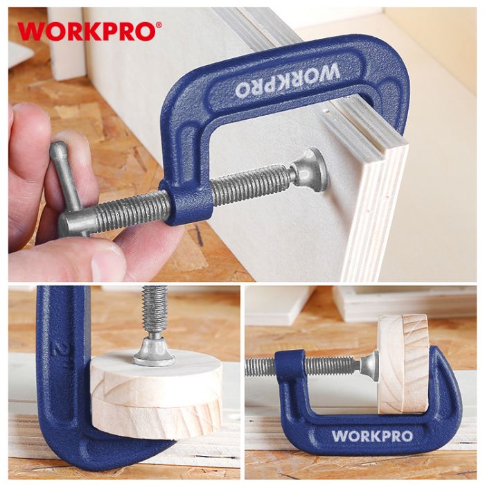 Зажим C-образный 50мм WORKPRO