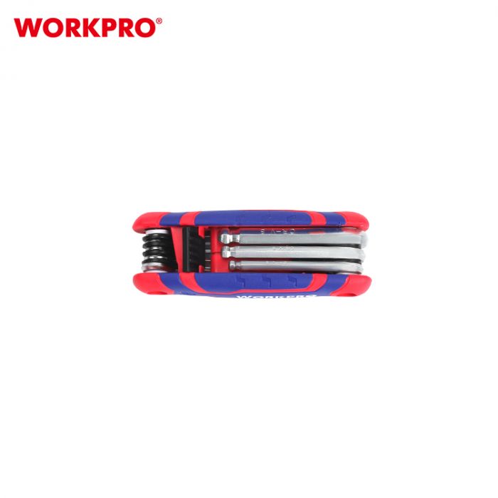 Набор шариковых шестигранных ключей 8 шт WORKPRO