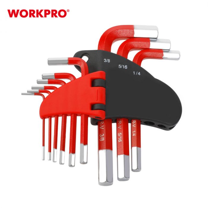 Набор шестигранных ключей 9 шт WORKPRO, WP222016