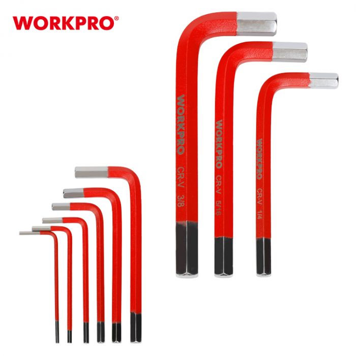 Набор шестигранных ключей 9 шт WORKPRO, WP222016