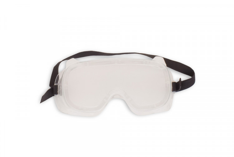 Защитные очки, резиновая оправа, с рег клапанами для проветривания Color Expert