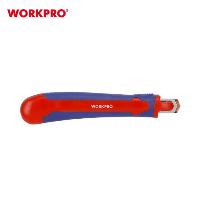 Нож с автоматической загрузкой лезвий 9мм WORKPRO