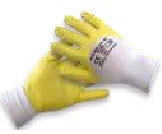Перчатки нитриловые, размер 10, жёлтые Color Expert