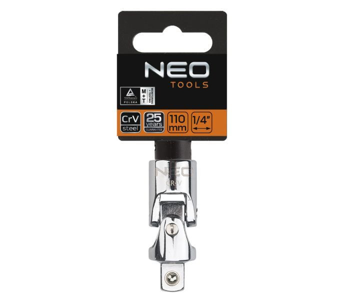 Переходник шарнирный 1/4", NEO