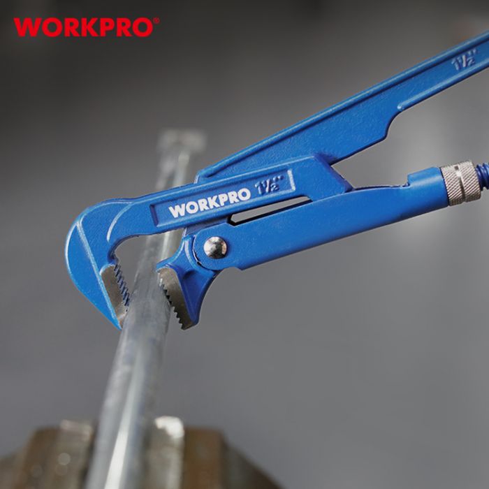 Ключ трубный 300мм прямые губки WORKPRO, WP302012