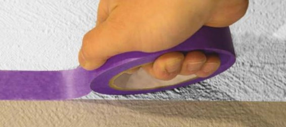 Лента бумажная фиолетовая 30ммx50м акриловый клей UV90, 9мк, Color Expert