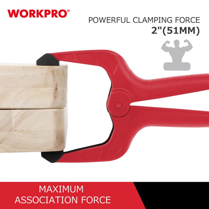 Зажим пружинный 51мм нейлоновый WORKPRO