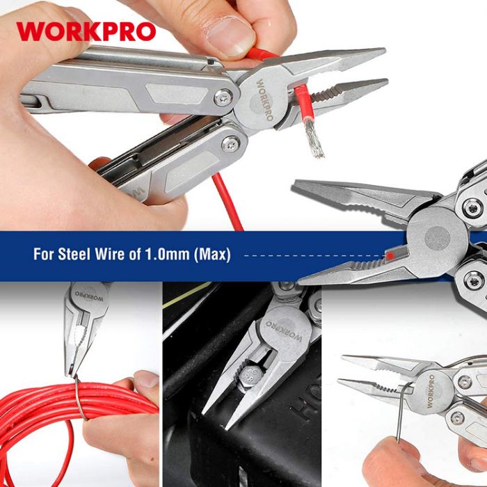 Плоскогубцы универсальные 16-В-1 WORKPRO