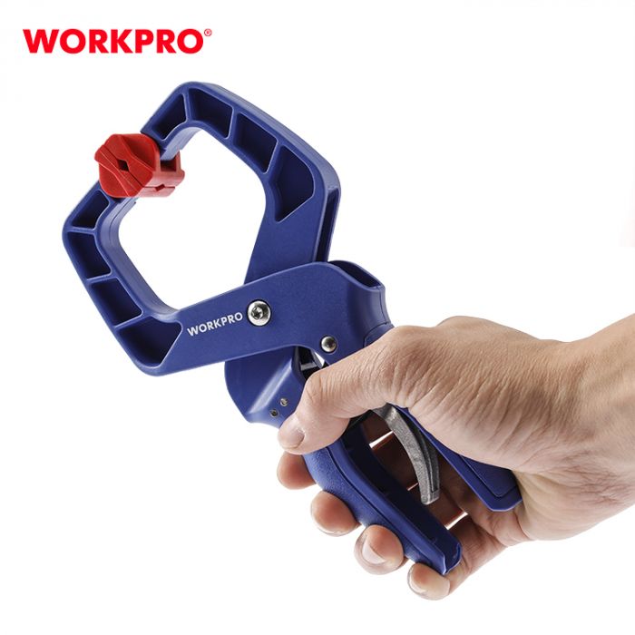 Зажим пружинный 50мм с хрепочком WORKPRO